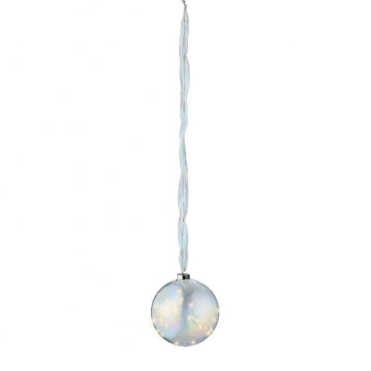 Micro LED Ball Diameter 20cm Iridescent, Warm White 40 lights