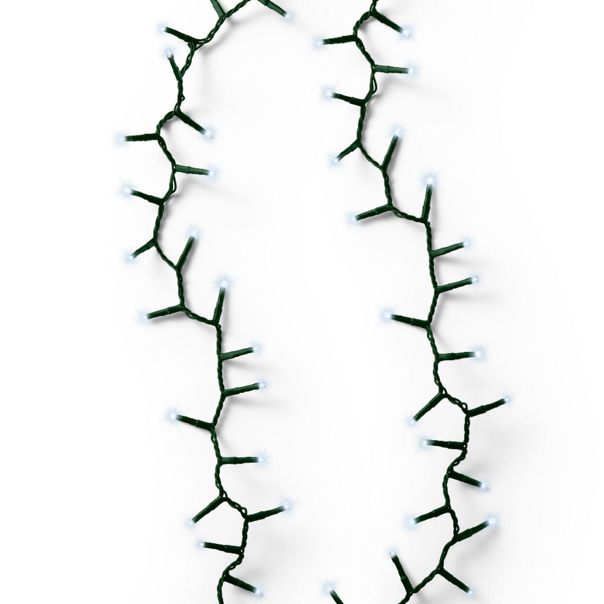 Lumineo LED Twinkle Compact Lights - Cool White / Green Cable (1500 lights)