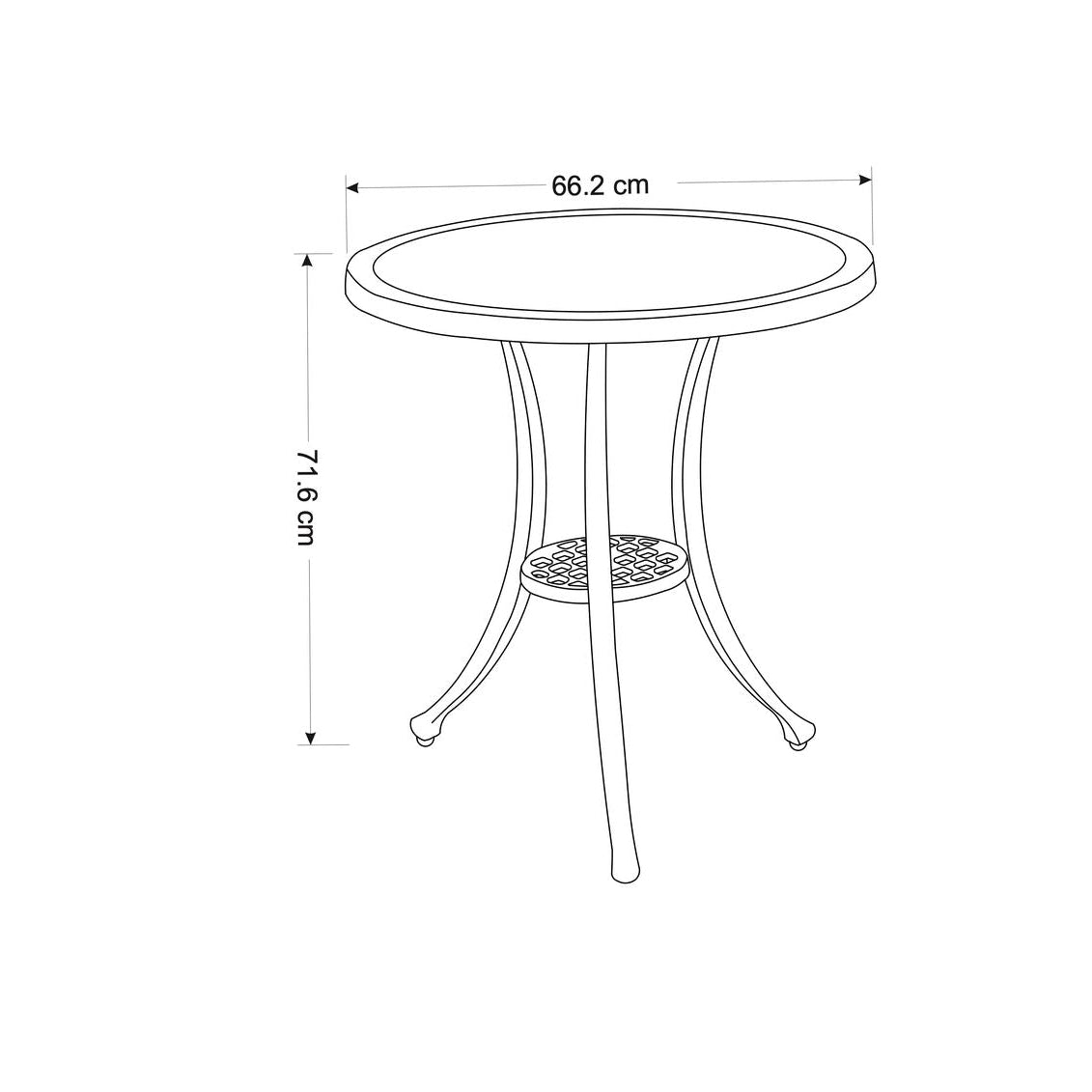 Hartman Avebury Bistro Set in Crimini