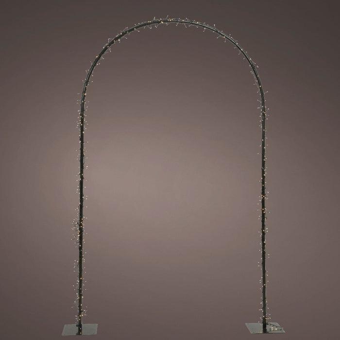LED Arch 8 Function Twinkle Effect  Black, Warm White 500 Lights (ex-display)