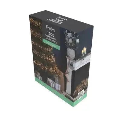 Festive Cluster LED Lights Warm White 1000