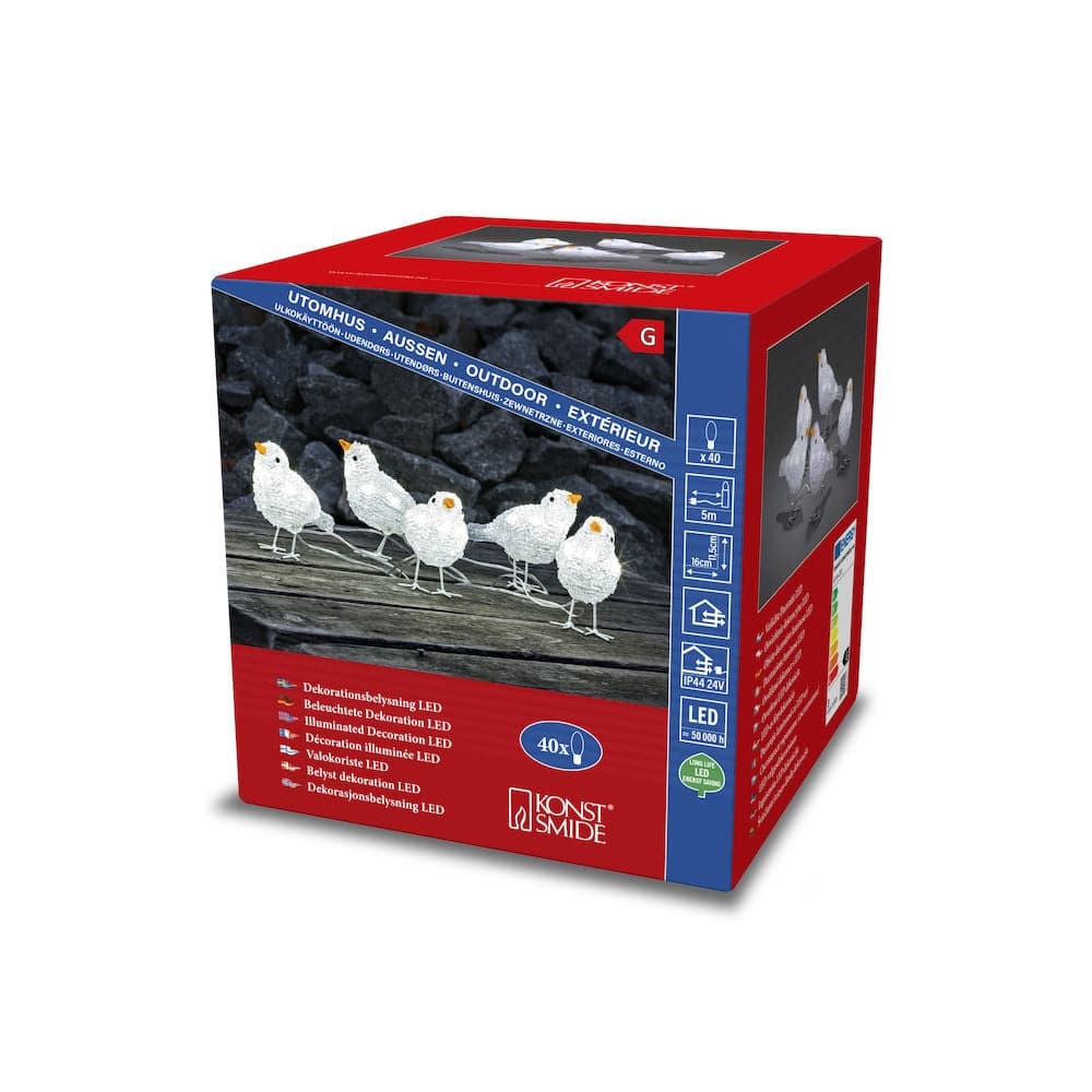 Konstsmide Christmas LED Acrylic Birds