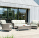 Hazelmere Grey Weave Sofa Lounge Set with Pistachio Cushions
