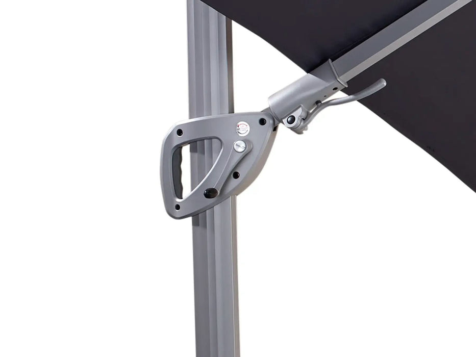 Hartman Pacific 2.7m Square Cantilever Parasol - Dark Grey