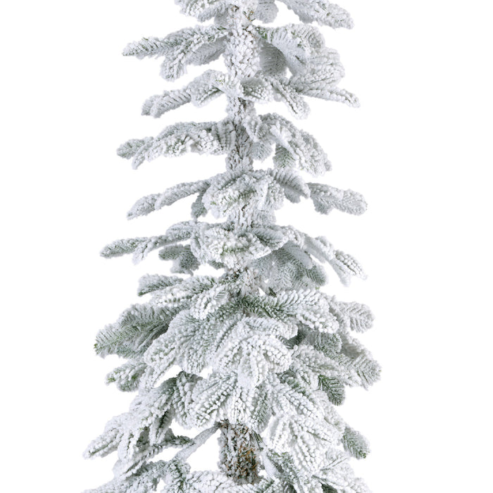 Everlands Snowy Alpine Slim Christmas Tree 210cm (7ft)