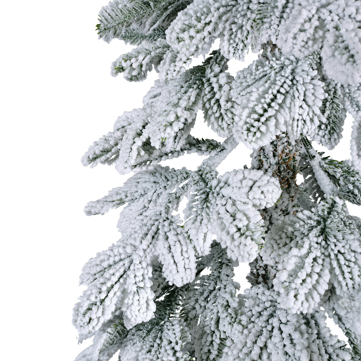 Everlands Snowy Alpine Slim Christmas Tree 210cm (7ft)