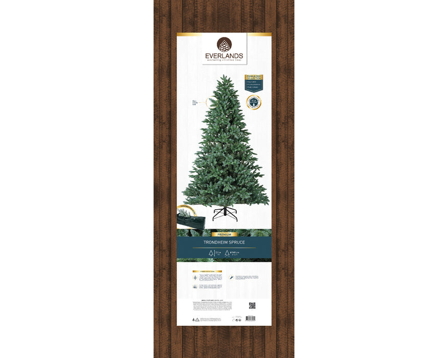 Everlands Trondheim Spruce Christmas Tree 210cm / 7ft 