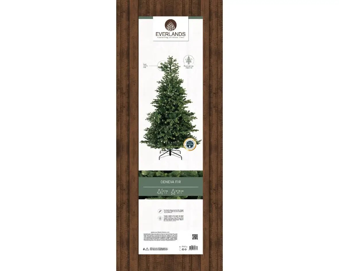 Everlands Geneva Fir Christmas Tree 210cm / 7ft