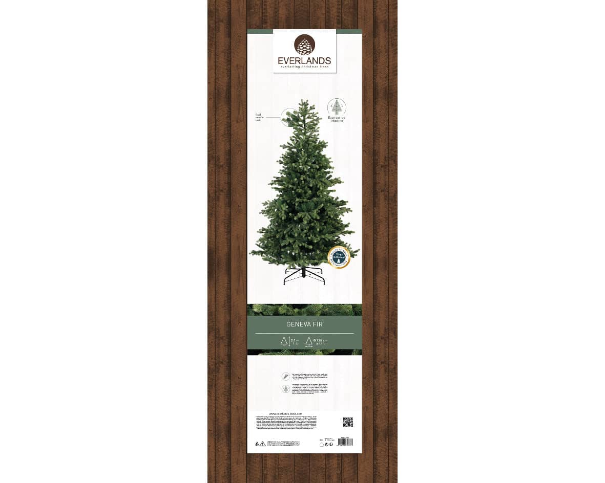 Everlands Geneva Fir Christmas Tree 210cm / 7ft