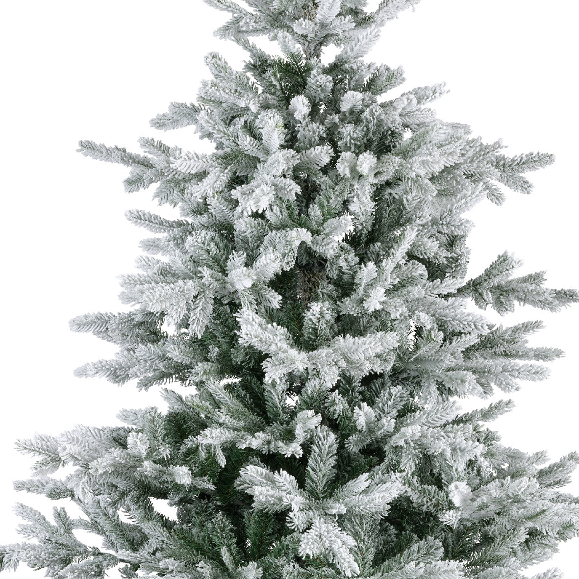Everlands Grandis Fir Snowy Christmas Tree 7ft / 210cm