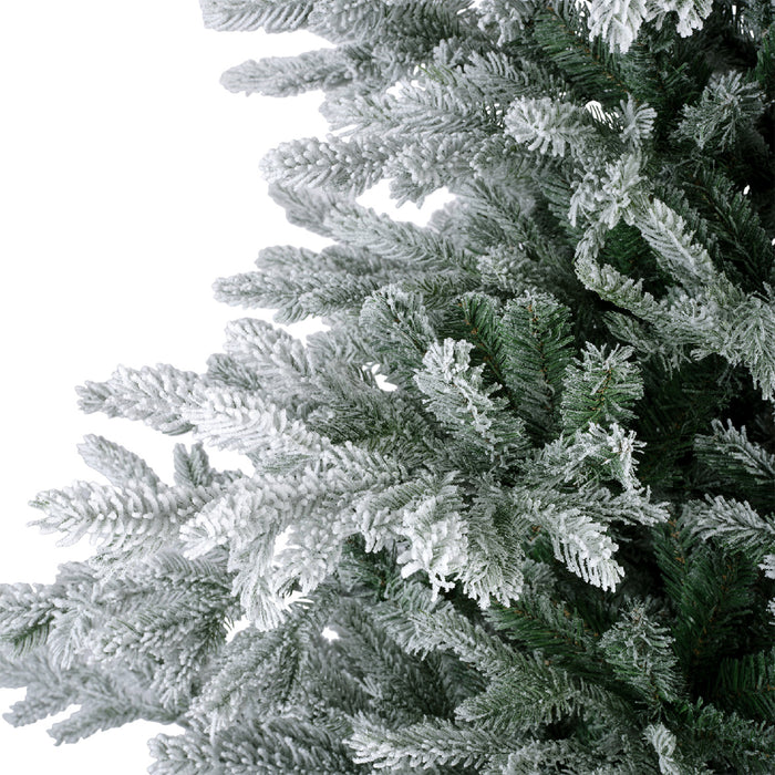 Everlands Grandis Fir Snowy Christmas Tree 7ft / 210cm