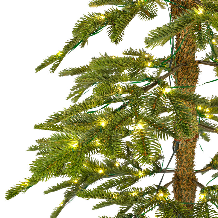 Pre Lit Alpine Fir Tree 210cm / 7ft | Kaemingk Everlands