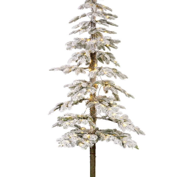 Everlands Pre-lit Snowy Pencil Alpine 210cm (7ft)