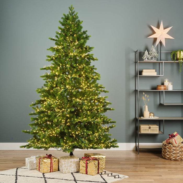 Everlands Galloway Spruce Pre-Lit Micro LED Christmas Tree 210cm / 7ft