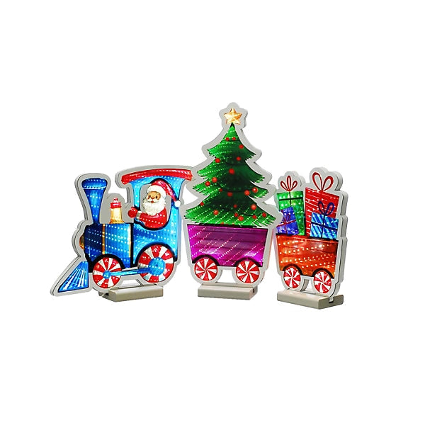 Festive 70cm Infinity Santa Train