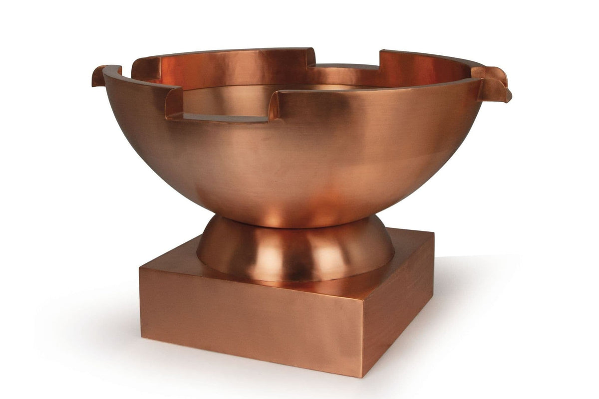 Oase Copper Bowl Water Feature Round 60 with 4 spillways