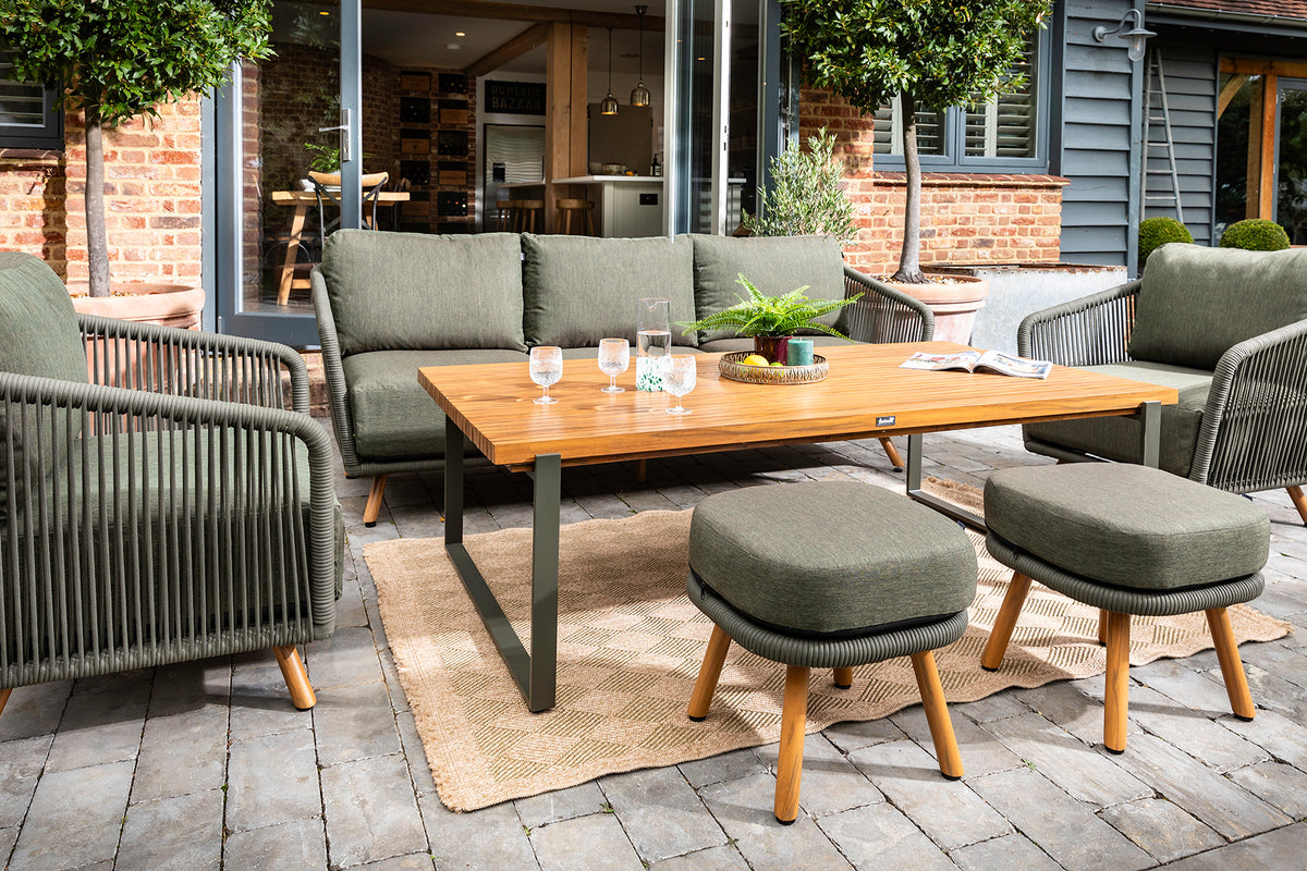 Hartman Eden 3 Seat Sofa Lounge Set in Juniper Green