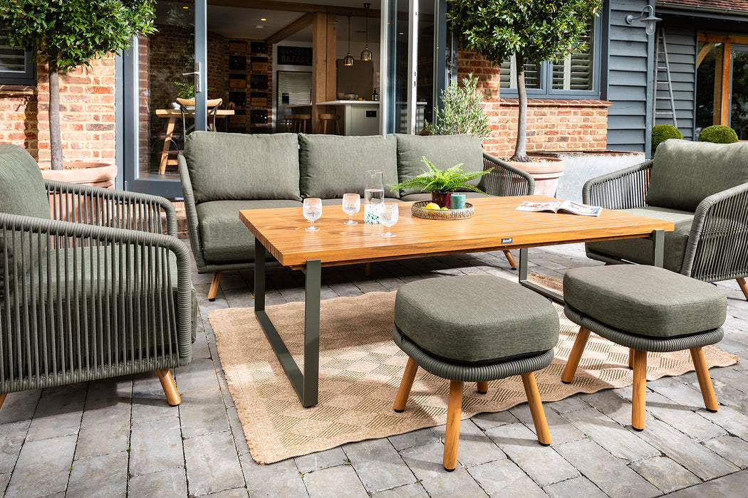 Hartman Eden 3 Seat Sofa Lounge Set in Juniper Green