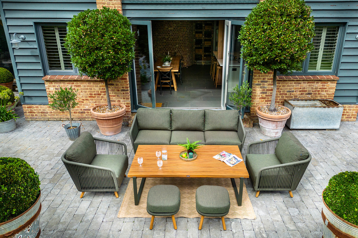 Hartman Eden 3 Seat Sofa Lounge Set in Juniper Green