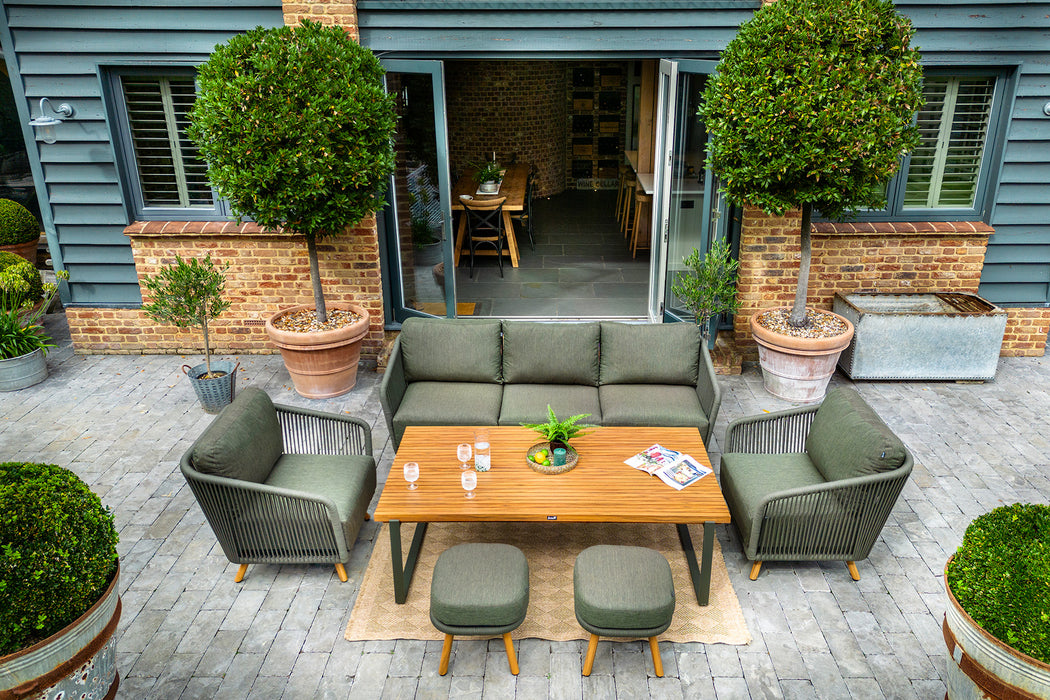 Hartman Eden 3 Seat Sofa Lounge Set in Juniper Green