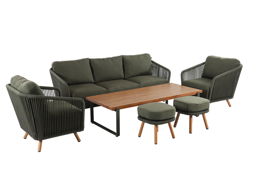 Hartman Eden 3 Seat Sofa Lounge Set in Juniper Green