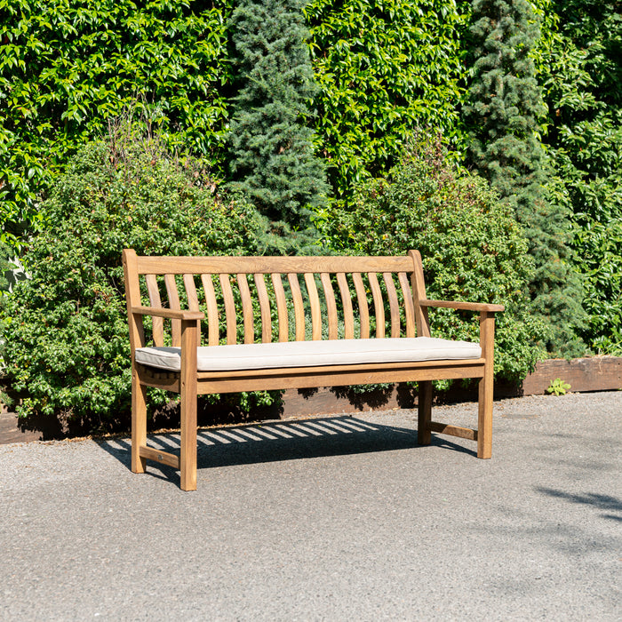 Alexander Rose Albany Broadfield Flat Arm Garden Bench 5ft (150cm) (ex-display)