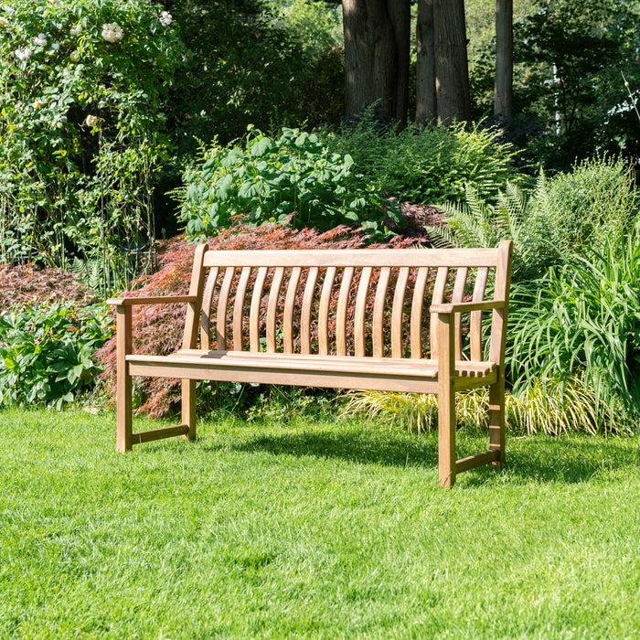 Alexander Rose Albany Broadfield Flat Arm Garden Bench 5ft (150cm) (ex-display)