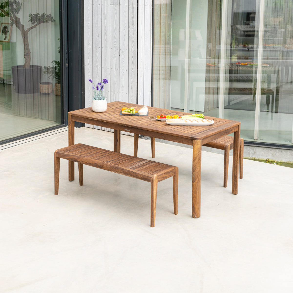 Alexander Rose Bolney Backless Garden Bench 4ft
