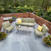 Buxton 3 Seat Lounge Set in Maize & Wheatgrass