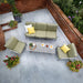 Buxton 3 Seat Lounge Set in Maize & Wheatgrass