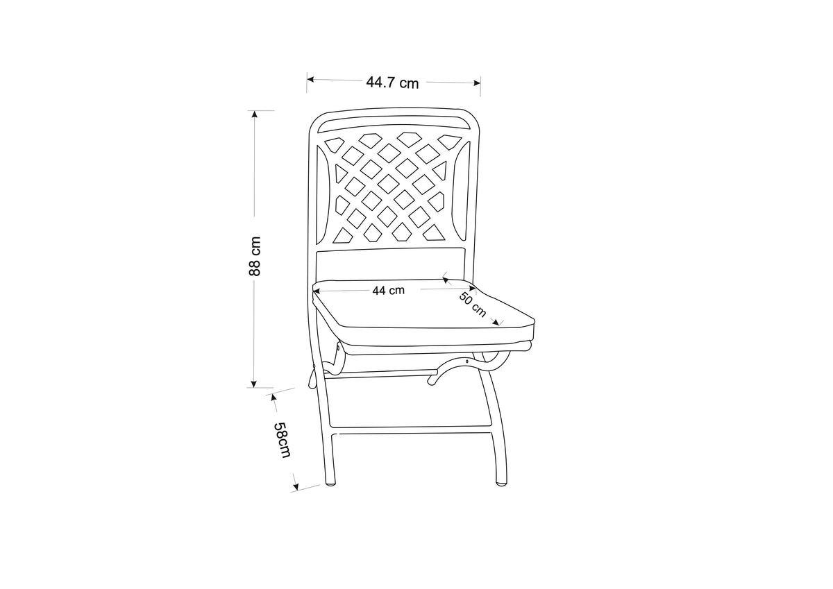 Hartman Berkeley Folding Bistro Set in Bronze