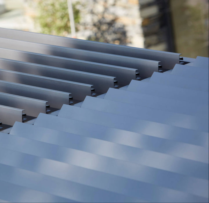 Royce Cube 4m x 3m Pergola with Solar LED Lights including 3 privacy screens Northern Ireland