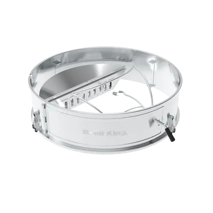Crown Charcoal Kettle Grill – Stainless Steel Culinary Ring