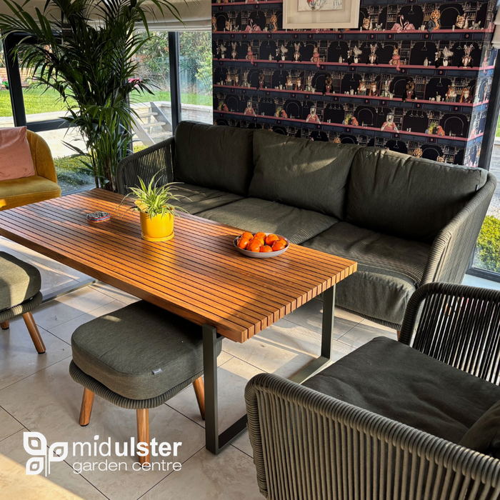 Eden 3 Seat Sofa Lounge Set in Juniper Green by Hartman-Mid Ulster Garden Centre