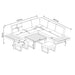 Ezra Square Corner Platform Set Ireland