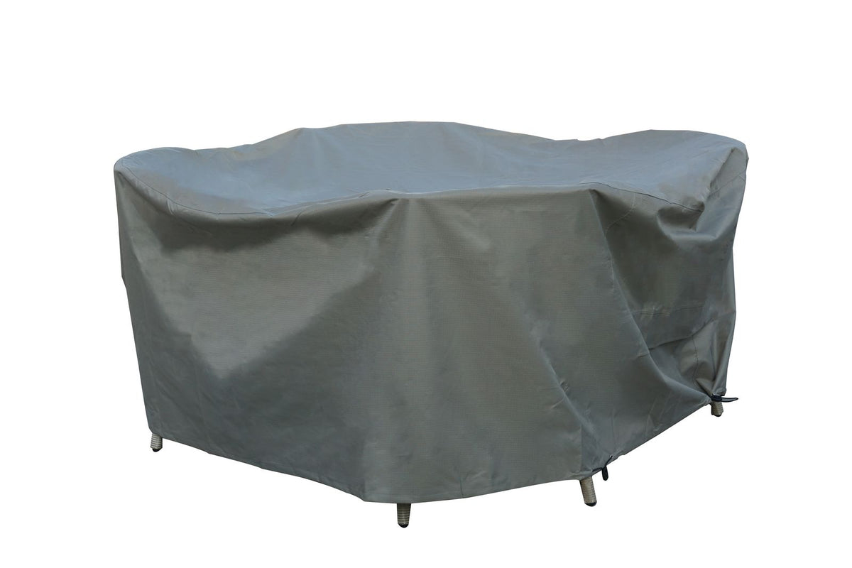 Bramblecrest 100 & 120cm Round Dining Table Set Cover - Khaki