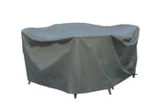 Bramblecrest 100 & 120cm Round Dining Table Set Cover - Khaki