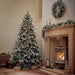 Bosk Frosted Winterfold Fir Christmas Tree 7.5ft (Prelit & Unlit options)