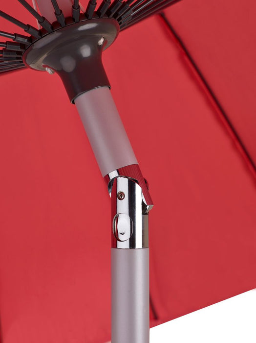 Hartman Shanghai Round 2.7m Parasol - red coral