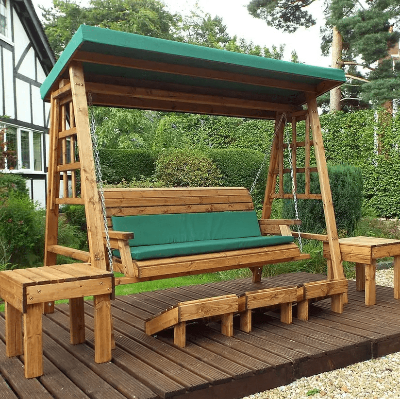 Charles Taylor Dorset Three Seater Swing Green