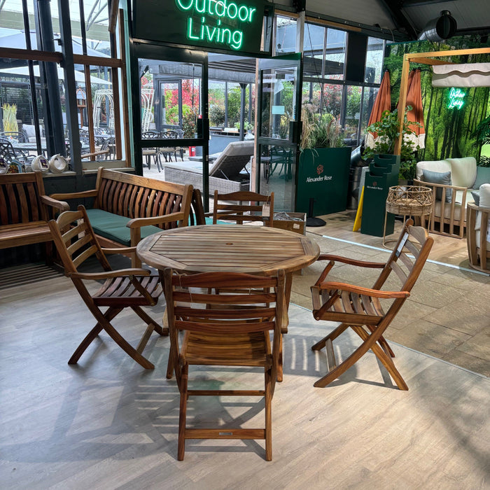 Alexander Rose Redcliffe Folding Dining Set for 4