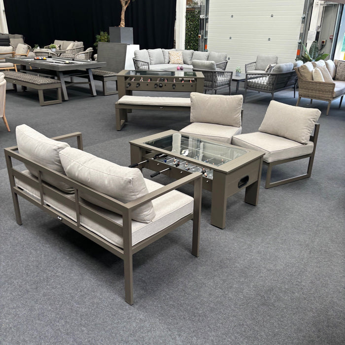Hartman Toca 2 Seat Sofa Lounge Set with Football Coffee Table