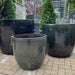 Glazed Garden Planters L, XL and XXL (Deep Green, Mocha & Black. Mid Ulster Northern Ireland Glazed Pots