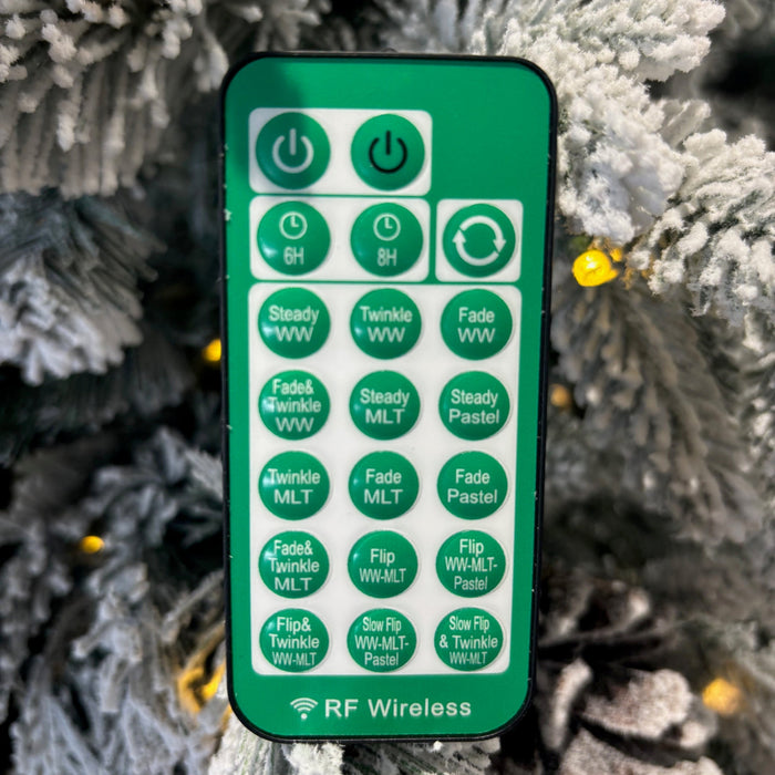 Bosk Frosted Winterfold Fir Christmas Tree 7.5ft (Prelit & Unlit options)