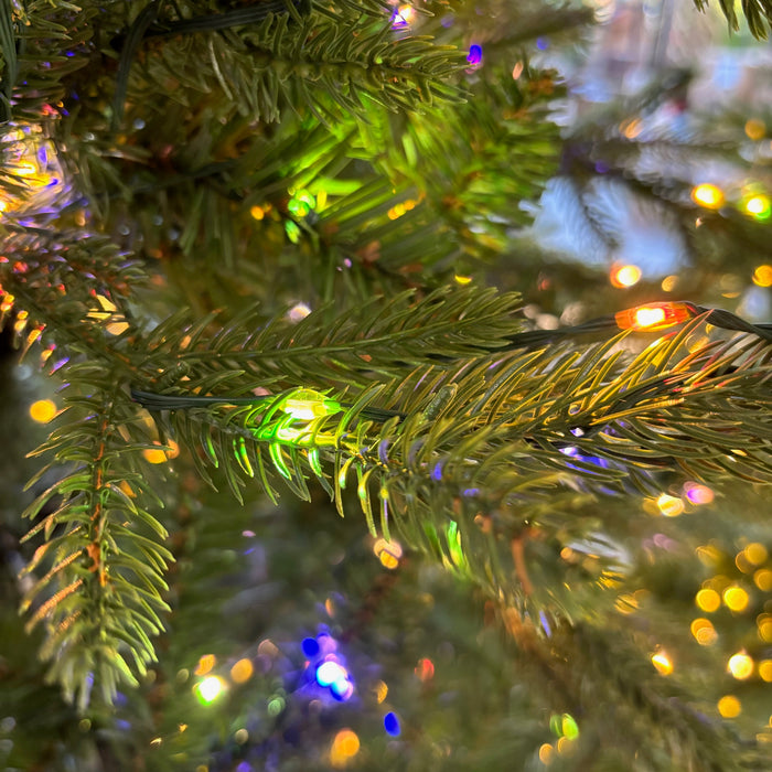 National Tree Company 7.5 ft Bedminster Spruce with Dual Color LED Infinity Lights