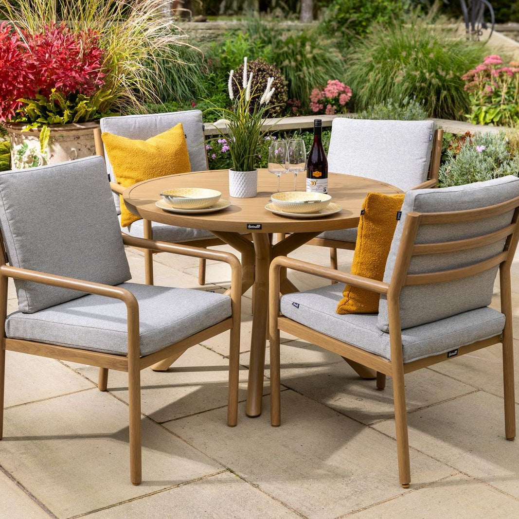 Hartman Sahara 4 Seater Round Dining Set