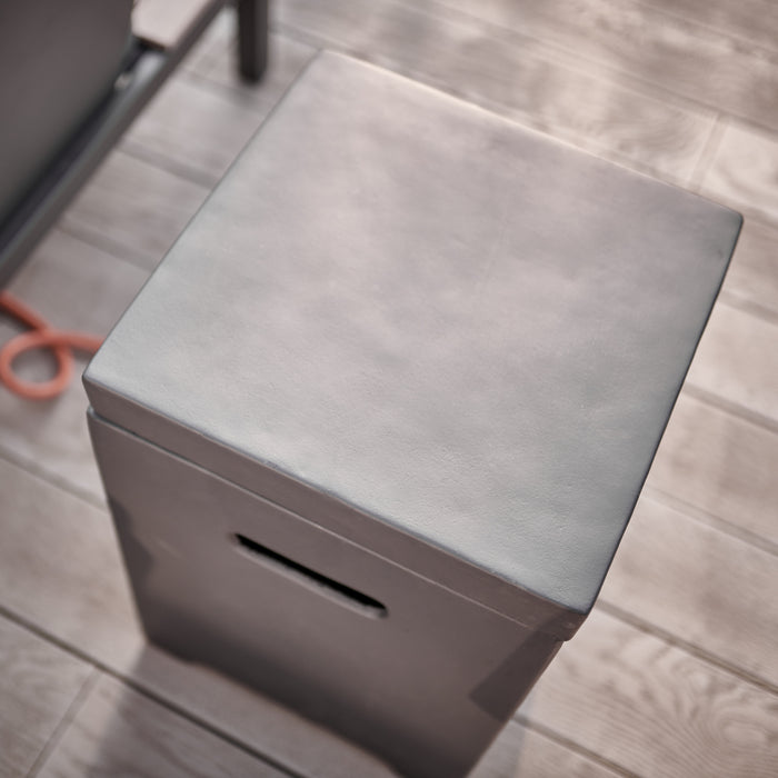 Kettler Kalos Gas Bottle Stool / Side Table Grey