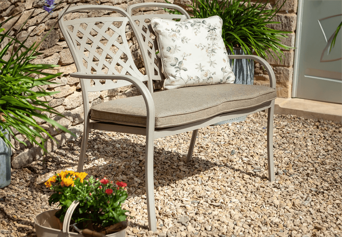 Hartman Berkeley 2 Seat High Back Bench in Maize