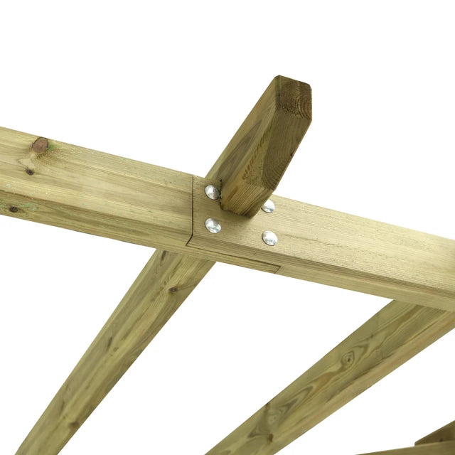 Ludlow Corner Pergola with backboards
