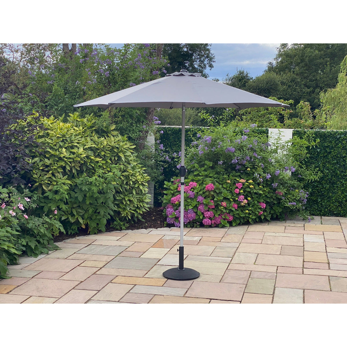 Mercer Garden Furniture Parasol MVR941GY Grey 2.7m